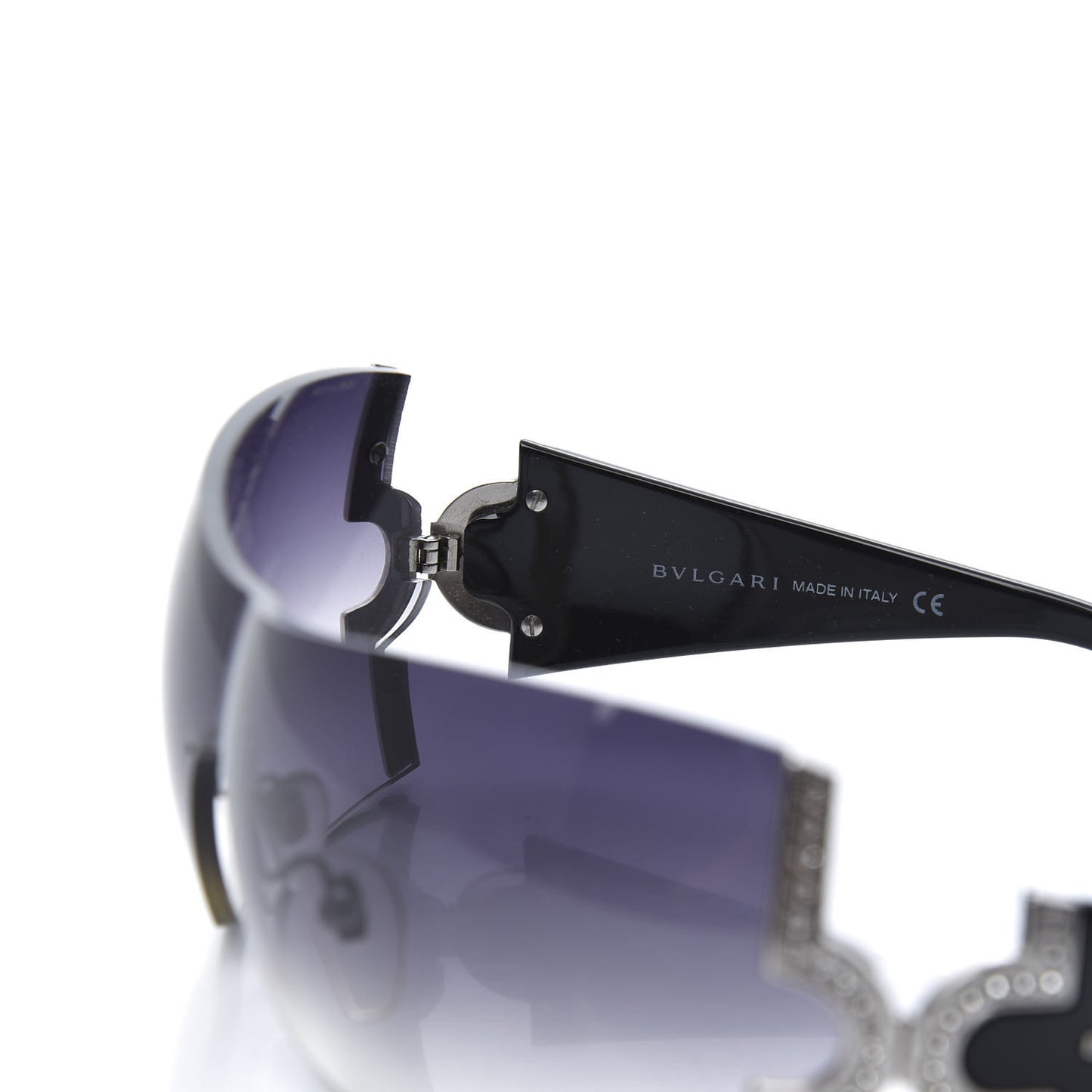 Crystal 651-B Sunglasses Black