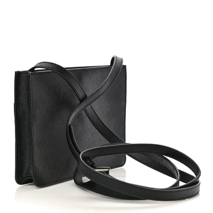 Prada Saffiano Crossbody Bag Black 3 of 9