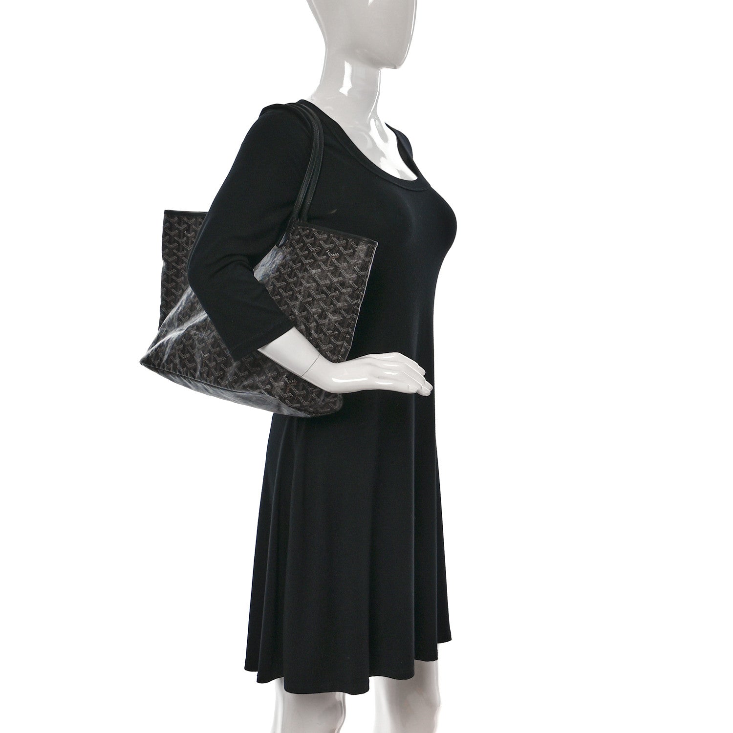 Goyard Goyardine Saint Louis PM Black 2 of 14
