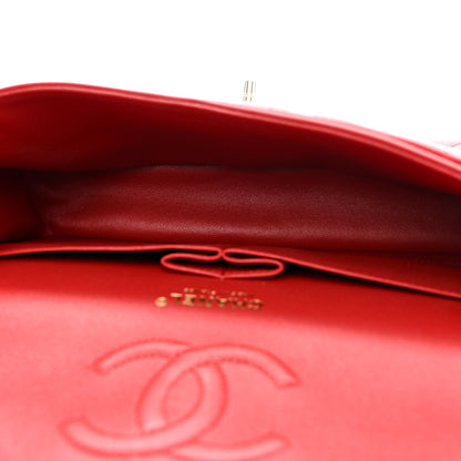 Chanel Lambskin Quilted Medium Double Flap Red 5 of 14