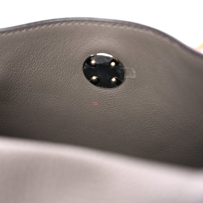 Hermes Taurillon Clemence Mini Lindy 20 Etain 12 of 16