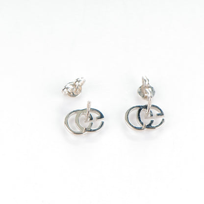 Gucci 18K White Gold GG Tissue Stud Earrings 4 of 6