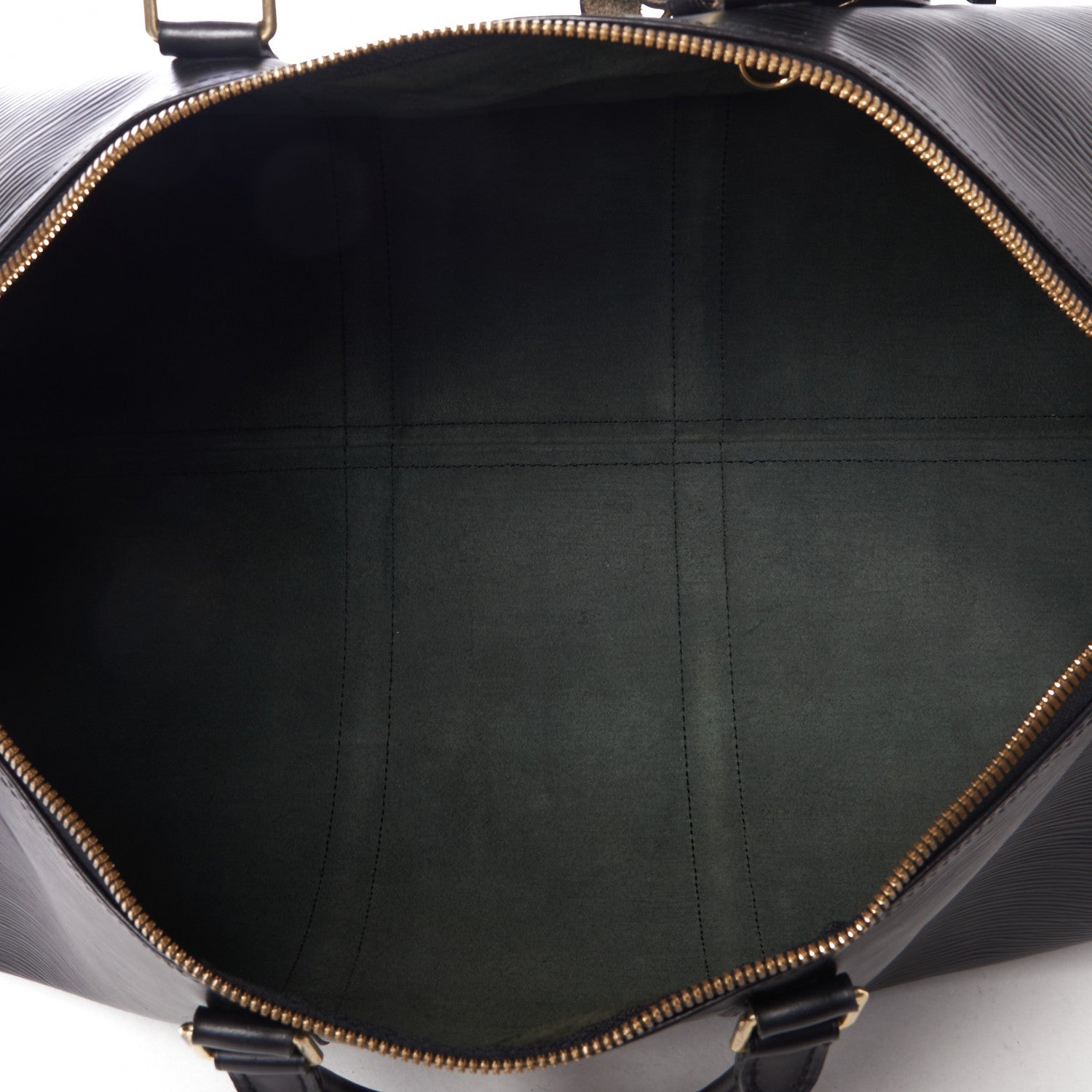 Louis Vuitton Epi Keepall 50 Black 6 of 9