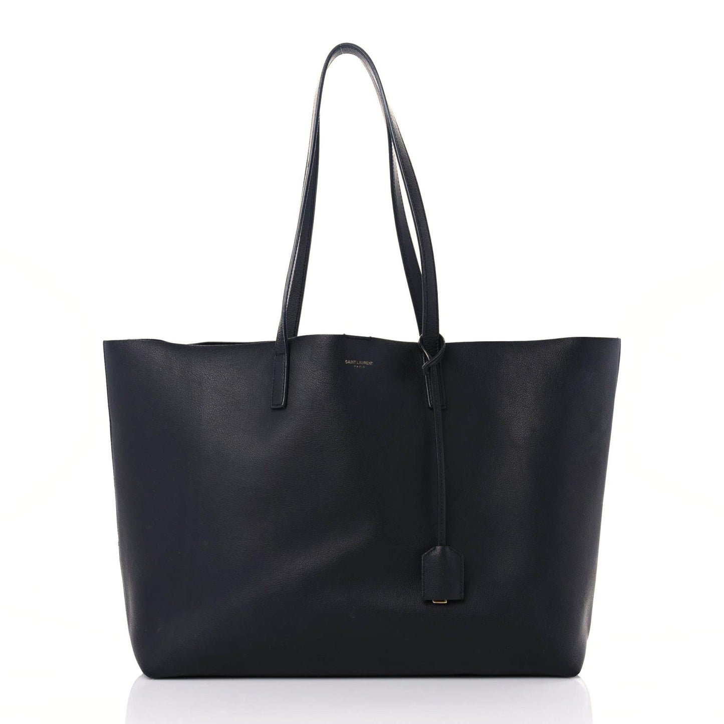 Calfskin Large Shopping Tote Black