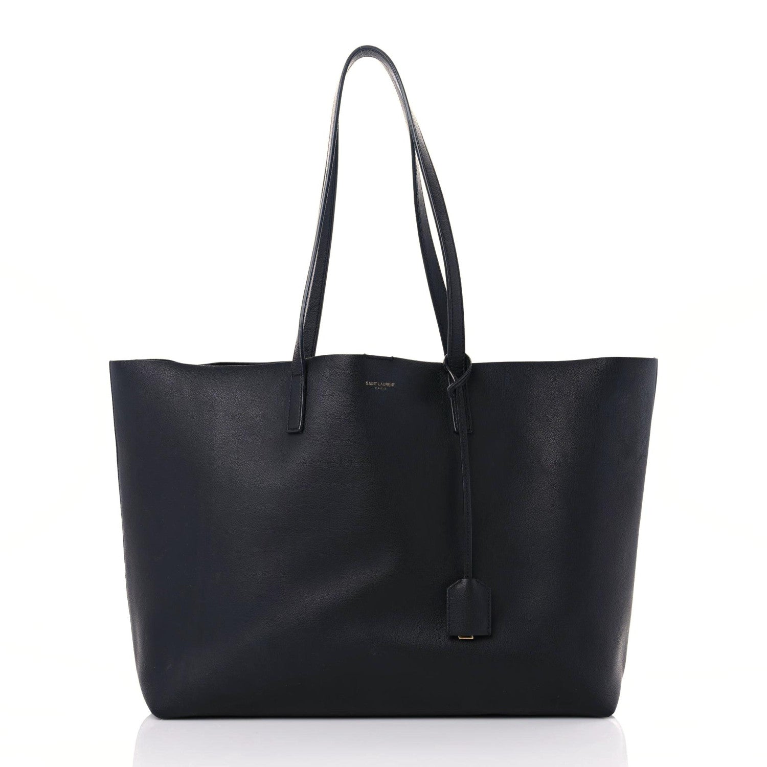 Saint Laurent Calfskin Large Shopping Tote Black 3 of 15