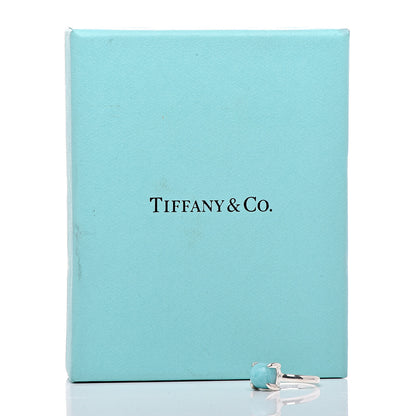 Tiffany Sterling Silver Amazonite Paloma's Sugar Stacks Ring 49 5 6 of 6
