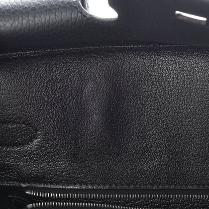 Hermes Taurillon Clemence Birkin 30 Black 17 of 42
