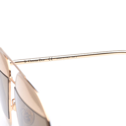 Christian Dior Split 1 Aviator Sunglasses Gold 6 of 7