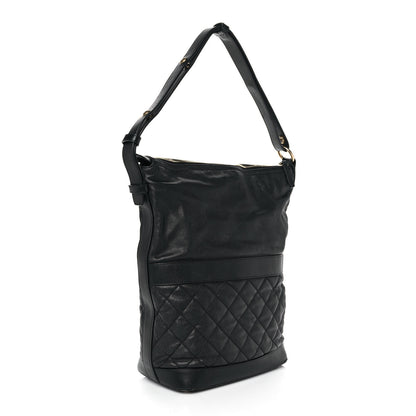 Chanel Caviar Lambskin Quilted Casual Style Hobo Black 2 of 10