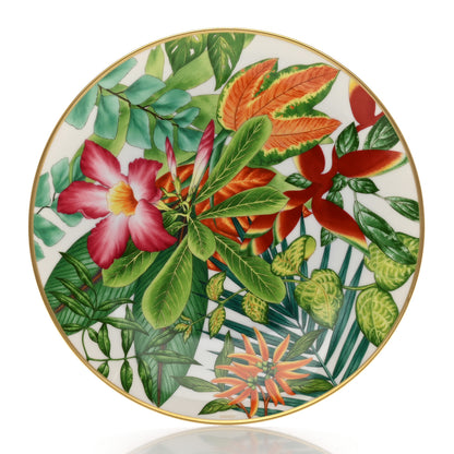 Hermes Porcelain Passifolia Dessert Plate N°2 Set of 2 3 of 9