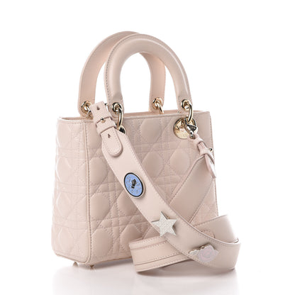 Christian Dior Lambskin Cannage Small Lucky Badges My Lady Dior Pink 3 of 15