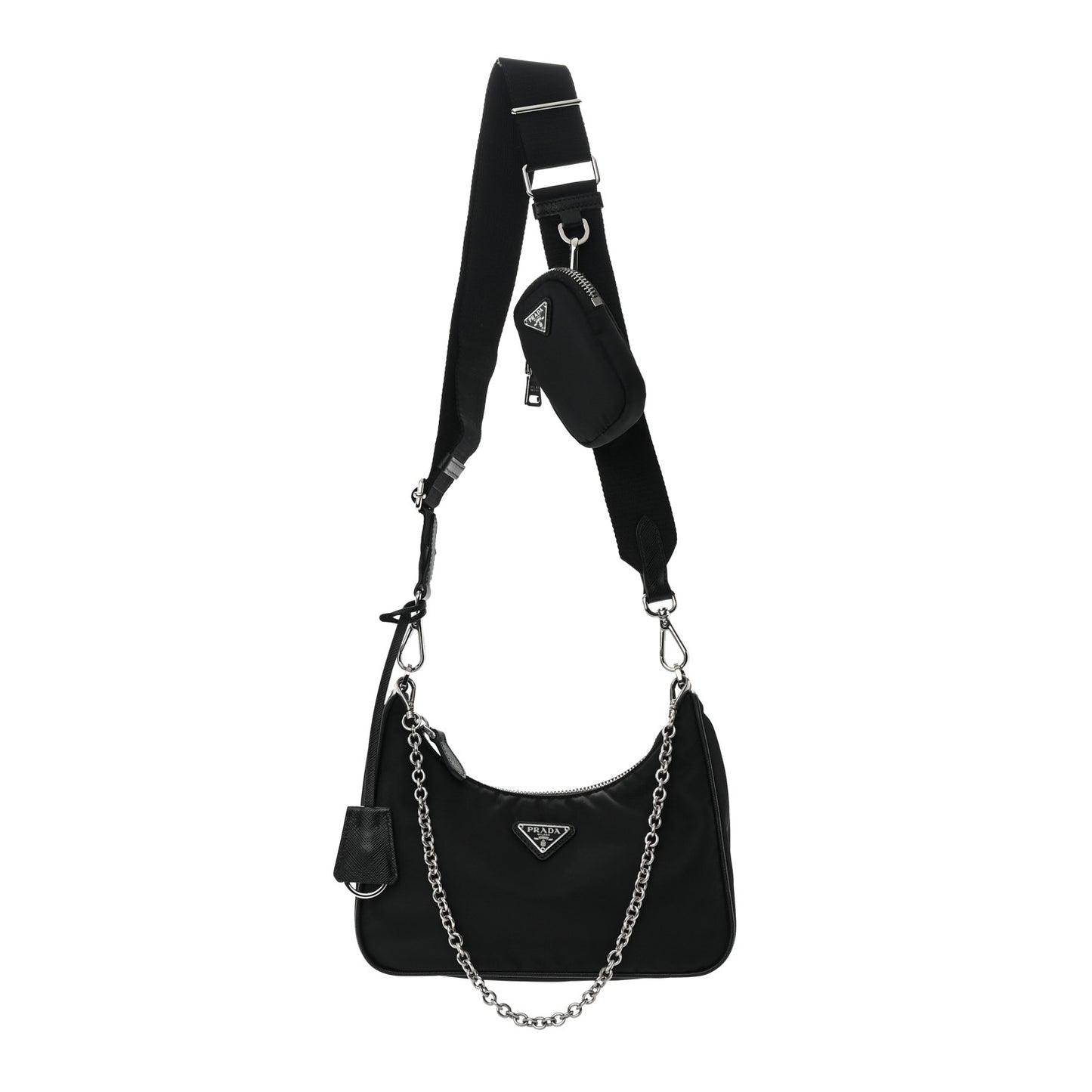 Nylon Re-Edition 2005 Shoulder Bag Black