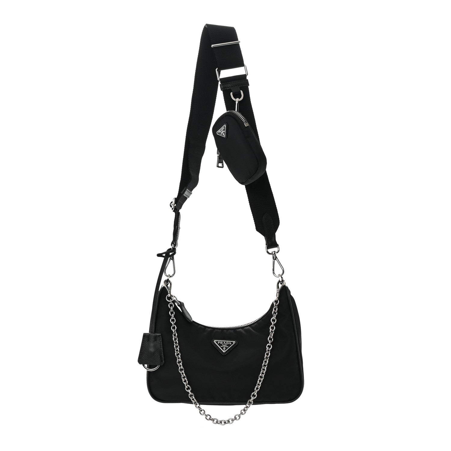 Prada Nylon Re-Edition 2005 Shoulder Bag Black 1 of 14