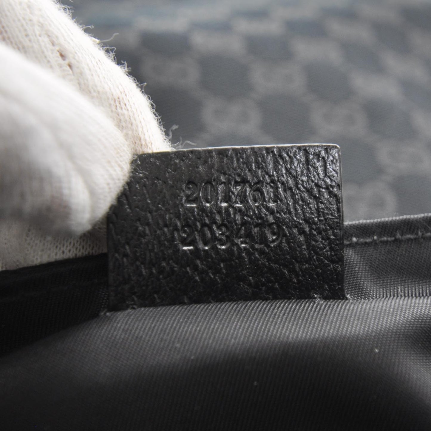 Monogram Diaper Messenger Bag Black