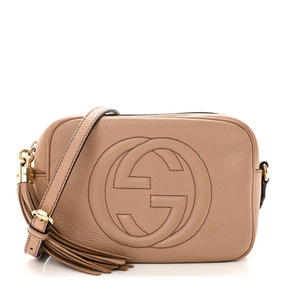 Gucci Pebbled Calfskin Small Soho Disco Bag Camelia 1 of 22