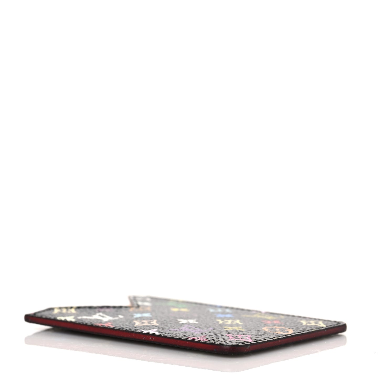 Monogram Multicolor Mirror and Case Pouch Black