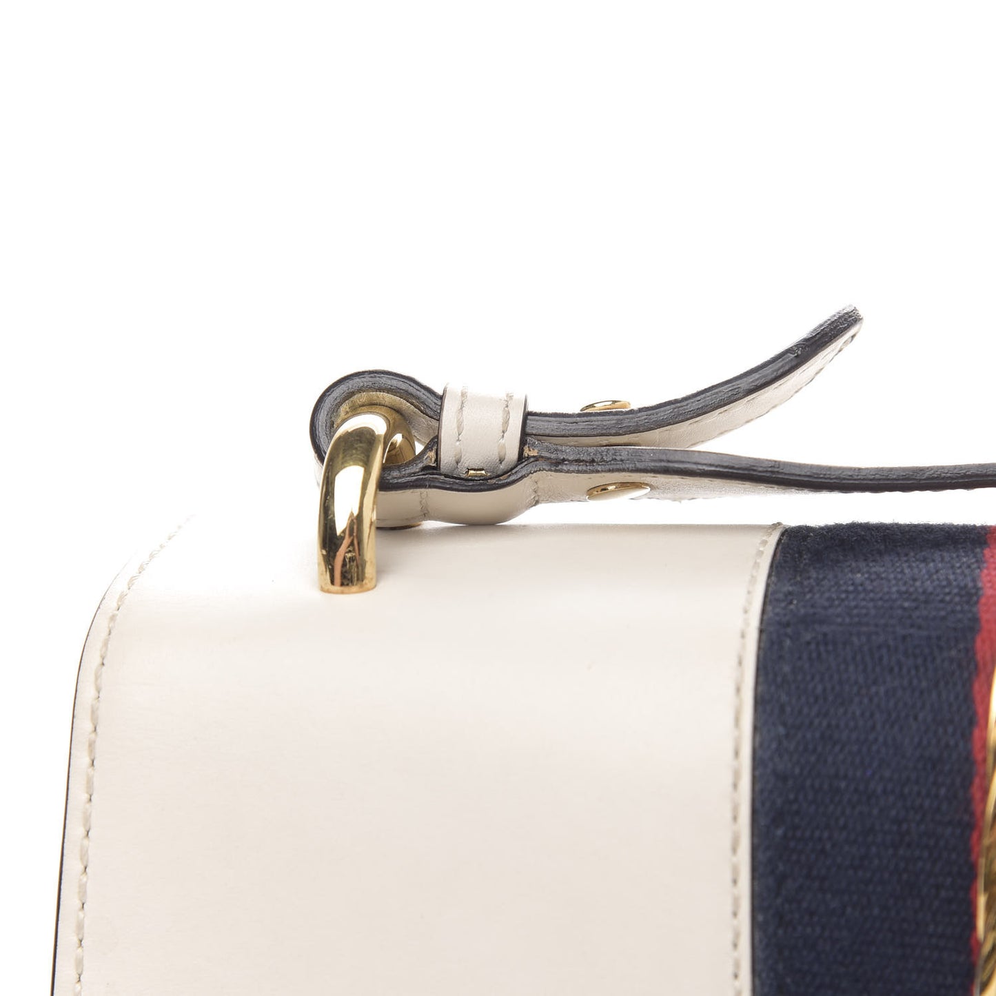Calfskin Small Sylvie Shoulder Bag Off White
