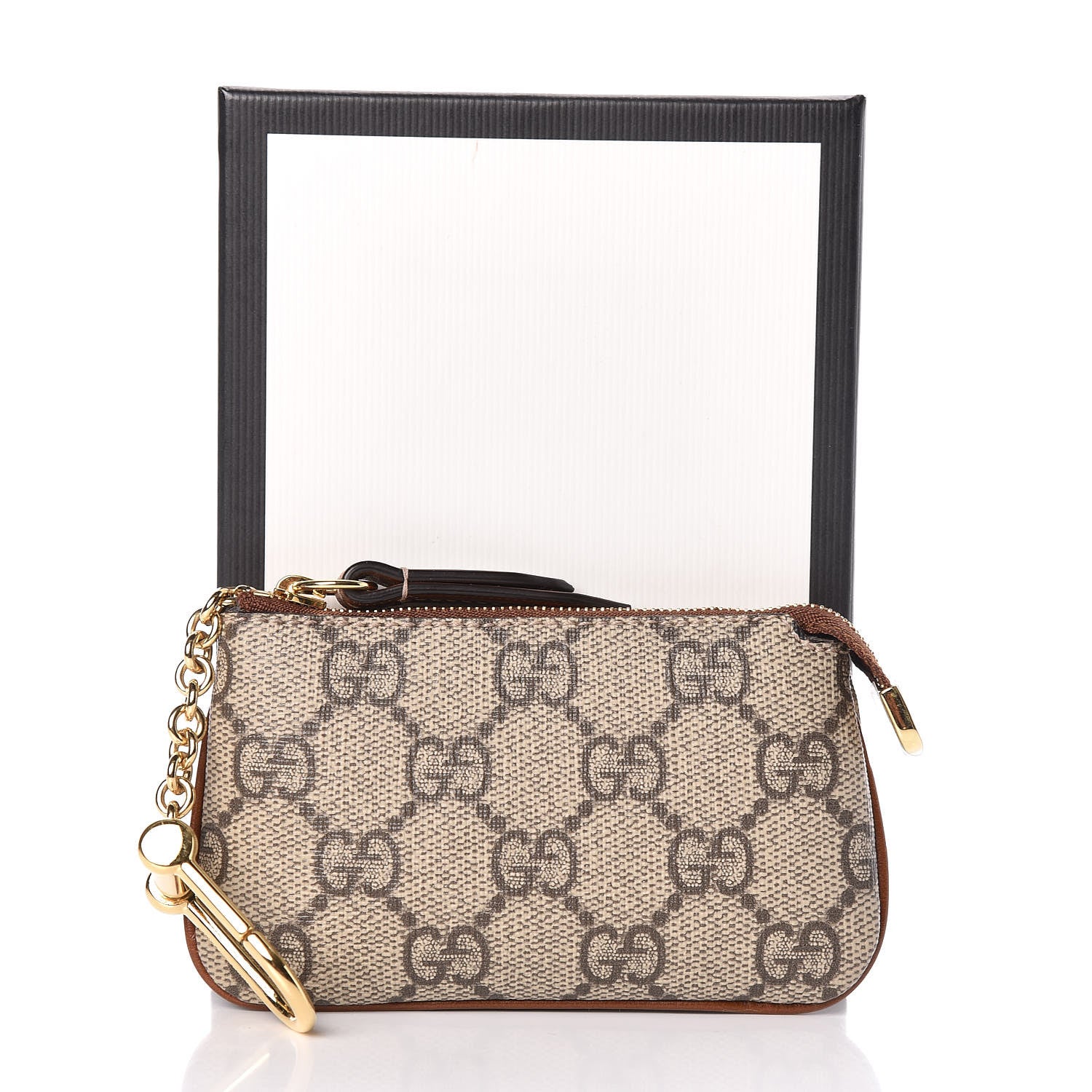 Gucci GG Supreme Monogram Key Case Brown 8 of 8