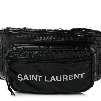 Saint Laurent Nylon Logo Nuxx Body Belt Bag Black 6 of 8