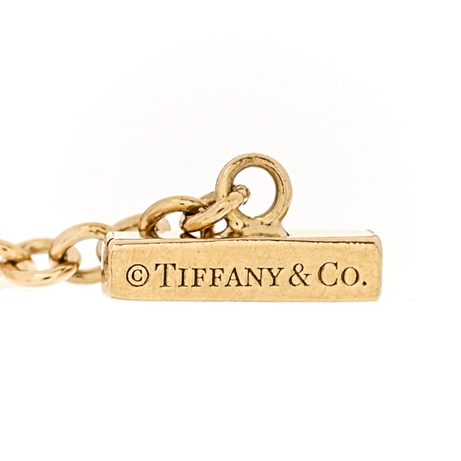 Tiffany 18K Yellow Gold T Smile Bracelet 3 of 4