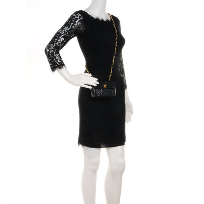 Chanel Lambskin Mini Flap Black 2 of 8