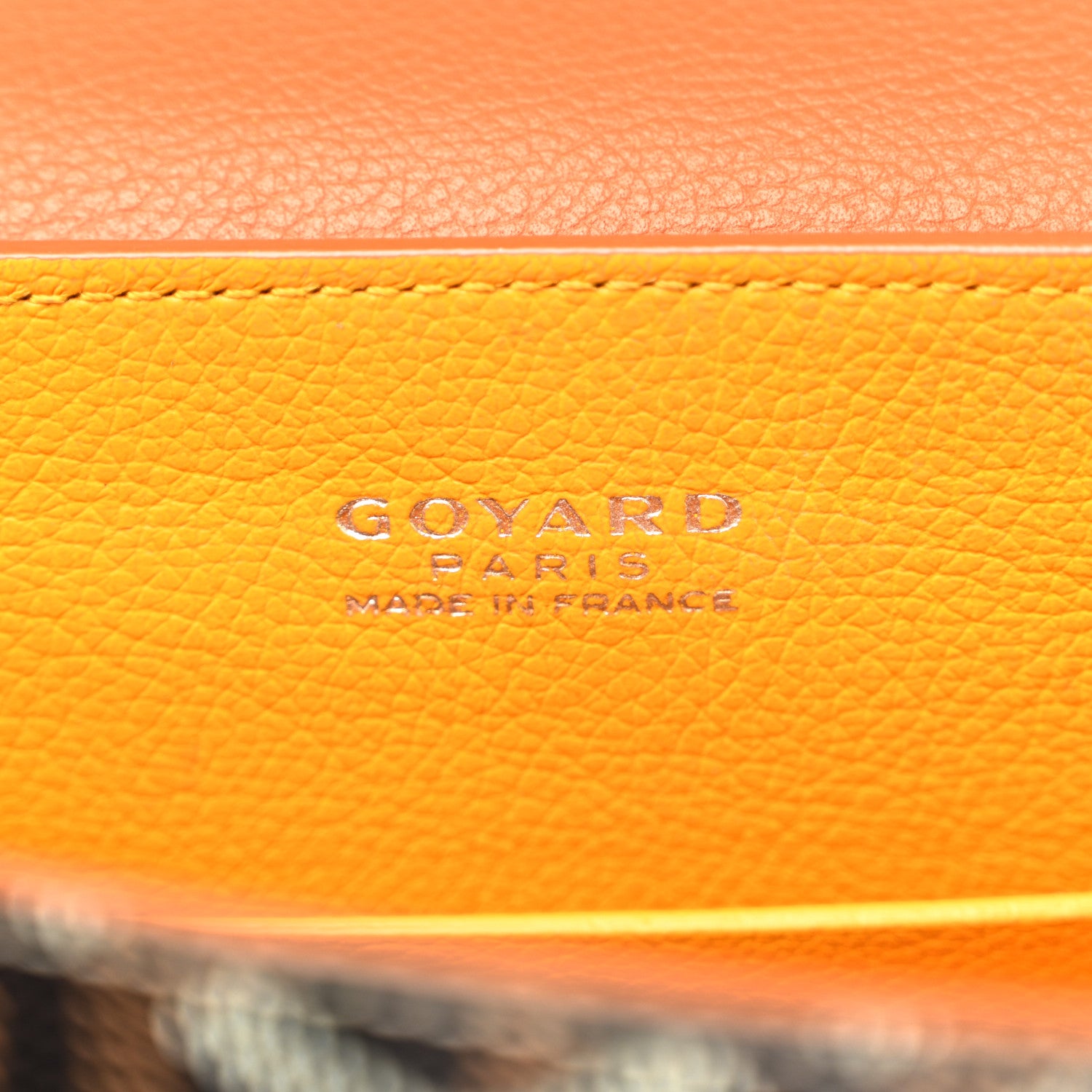 Goyard Goyardine Mini Saigon Black Gold 6 of 9