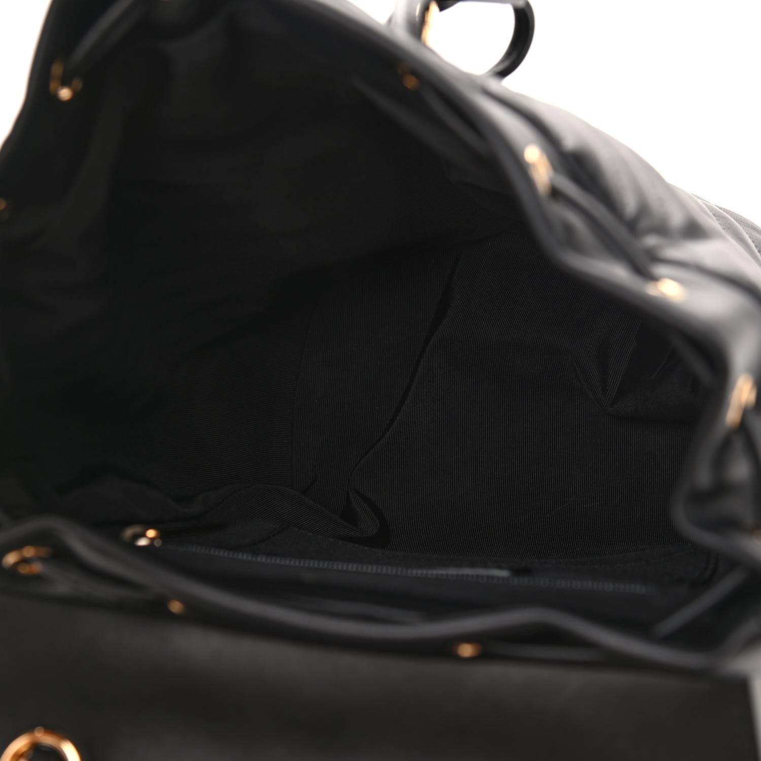 Chanel Calfskin Chevron Quilted Small Urban Spirit Backpack Black 5 of 9