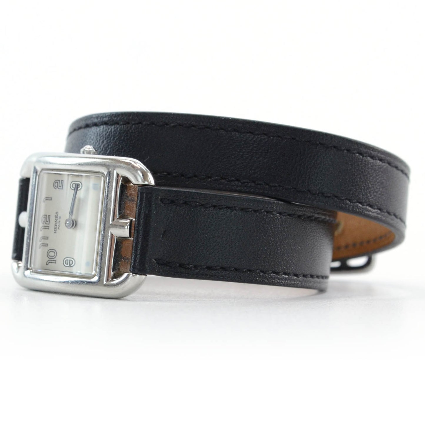 Stainless Steel Barenia 23mm Cape Cod Double Tour Quartz Watch Noir