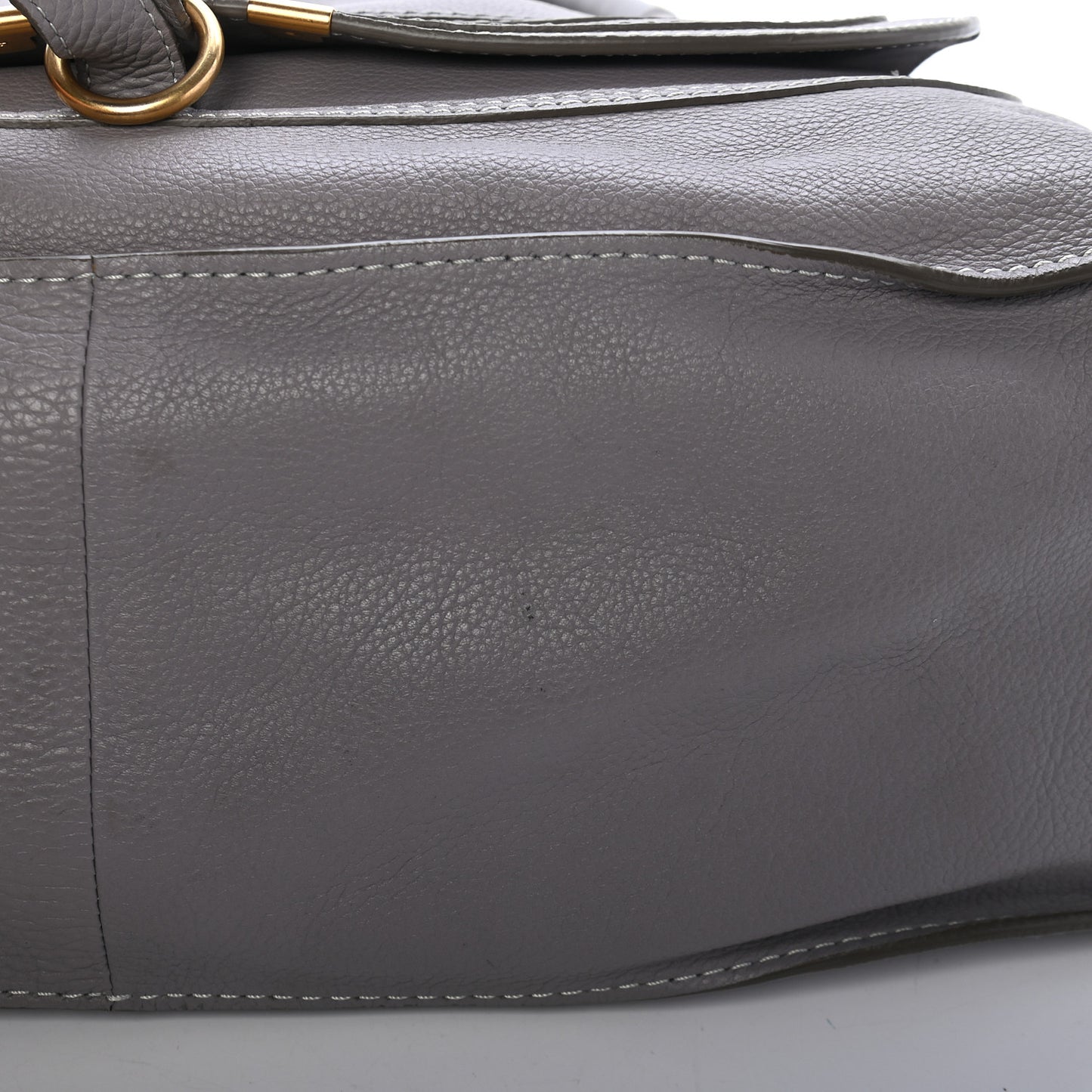 Calfskin Large Marcie Satchel Cashmere Grey
