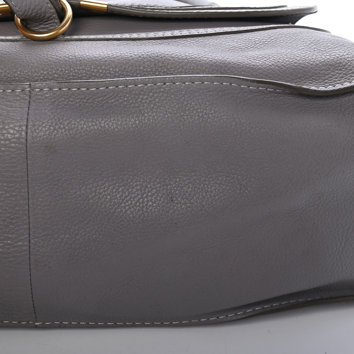 Chloe Calfskin Large Marcie Satchel Cashmere Grey 9 of 9