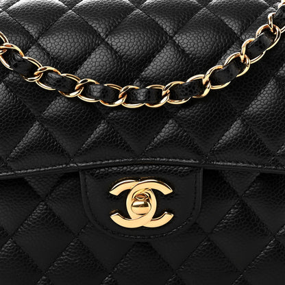 Chanel Caviar Quilted Small Double Flap Black 8 of 11