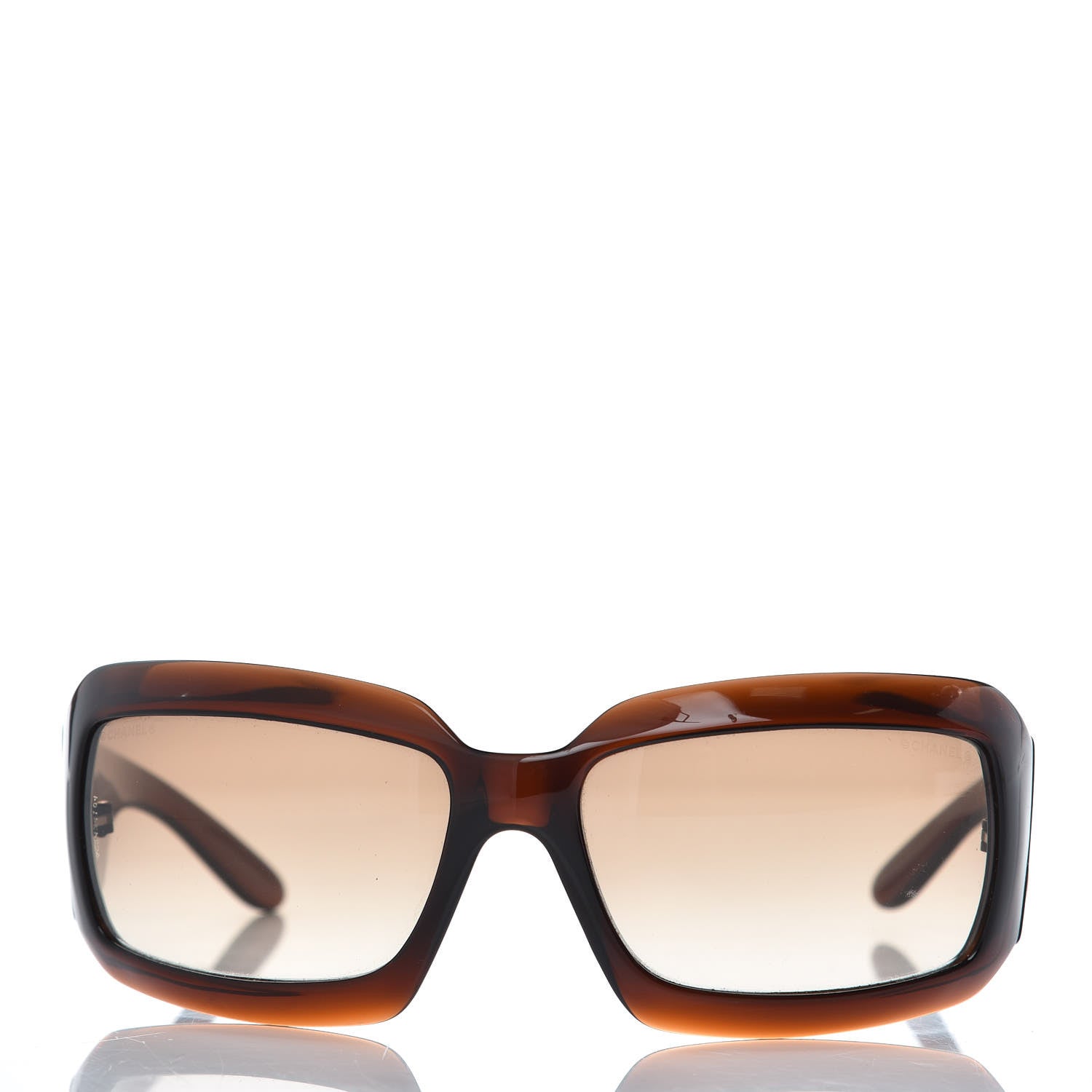 Chanel Mother of Pearl CC Sunglasses 5076-H Brown 2 of 10