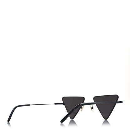 Saint Laurent Metal Triangle Zoe Sunglasses SL300 Black 6 of 7