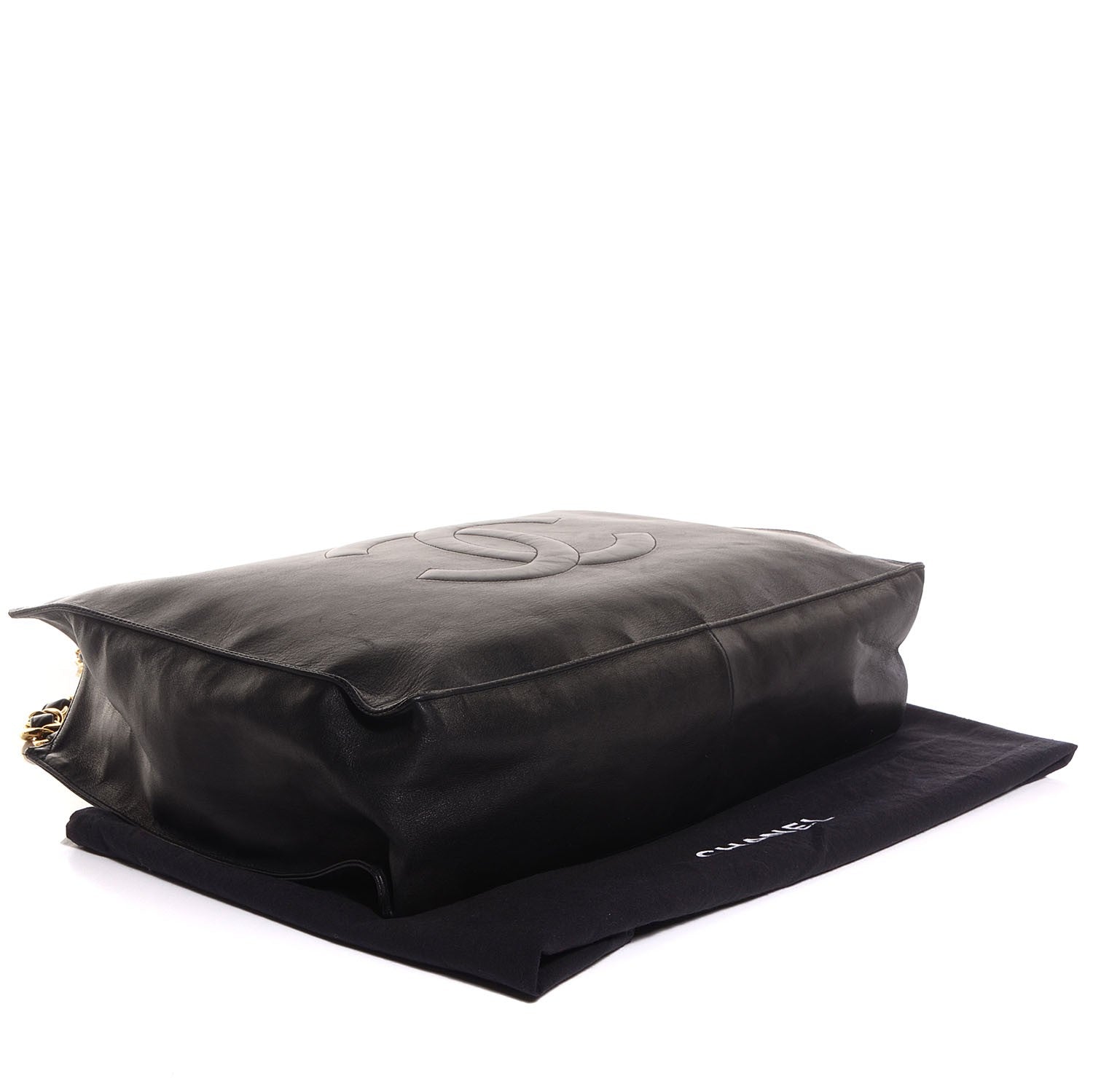 Chanel Lambskin Jumbo Shoulder Bag Black 4 of 8