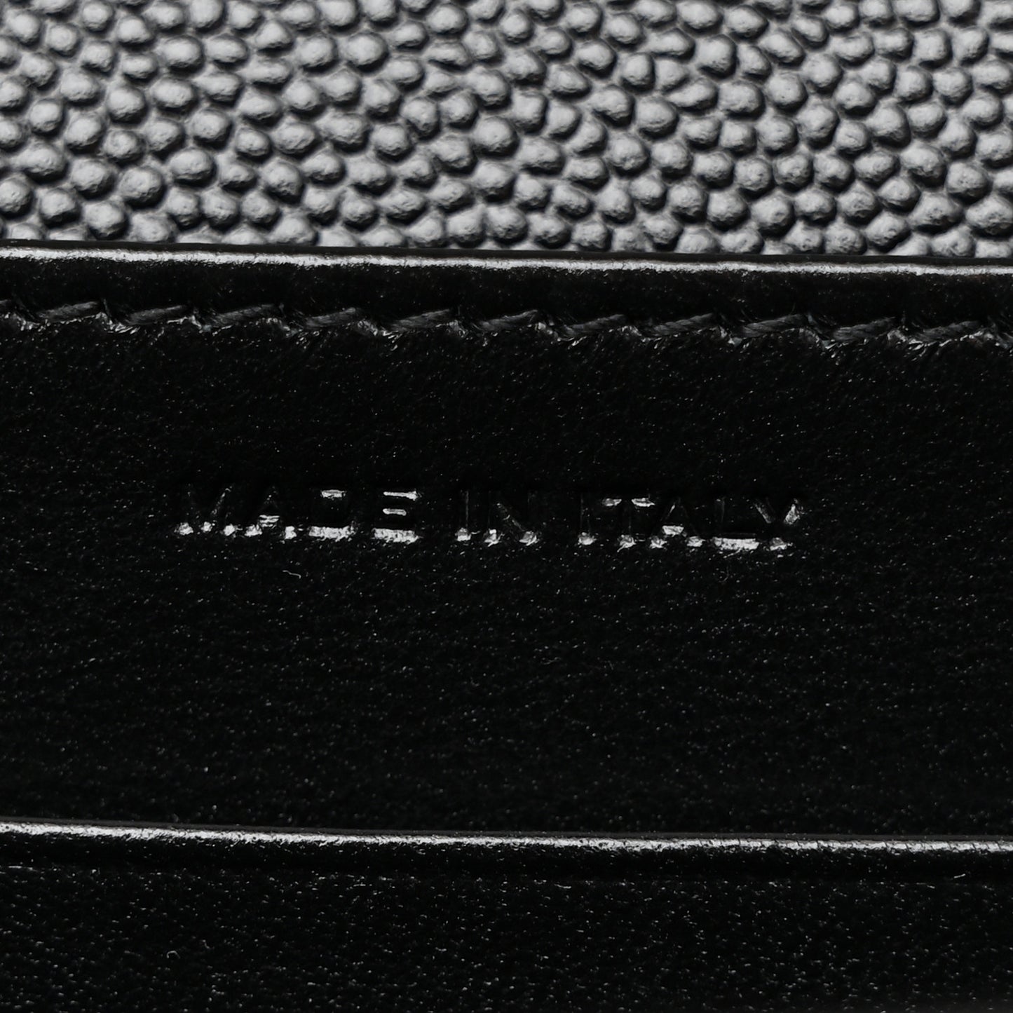 Grain De Poudre Monogram Cassandra Chain Wallet Black