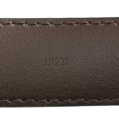 Louis Vuitton Mini Damier Ebene 25mm LV Initiales Belt 90 36 7 of 10