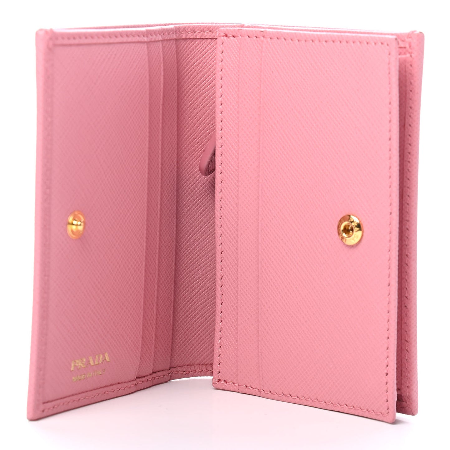 Saffiano Metal Bi-Fold Wallet Petalo