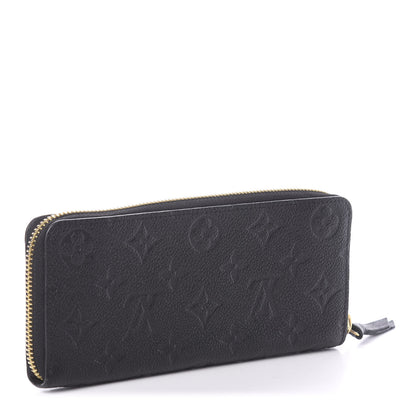 Louis Vuitton Empreinte Clemence Wallet Black 2 of 5