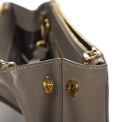 Prada Saffiano Small Galleria Double Zip Tote Argilla 21 of 22