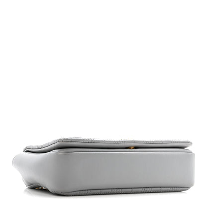 Burberry Lambskin Quilted Small Lola Bag Grey 3 of 13