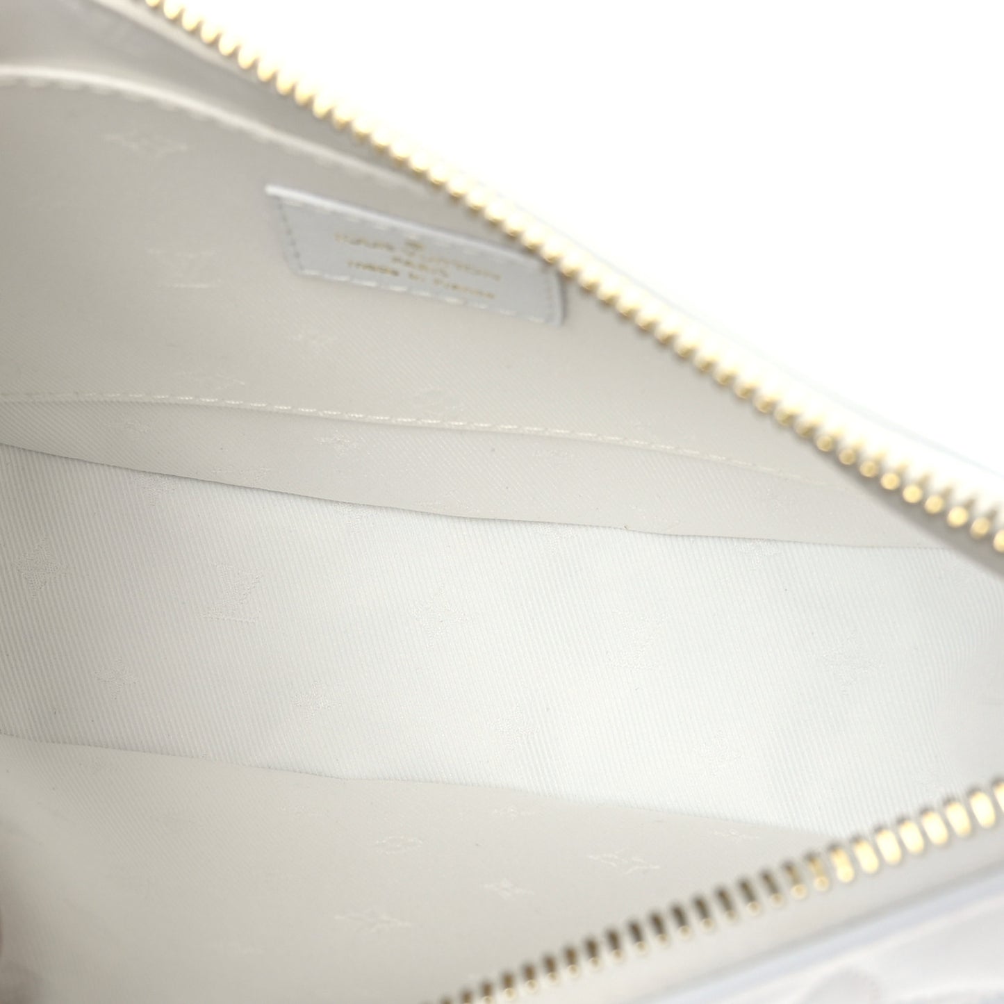 Calfskin Bubblegram Over The Moon White