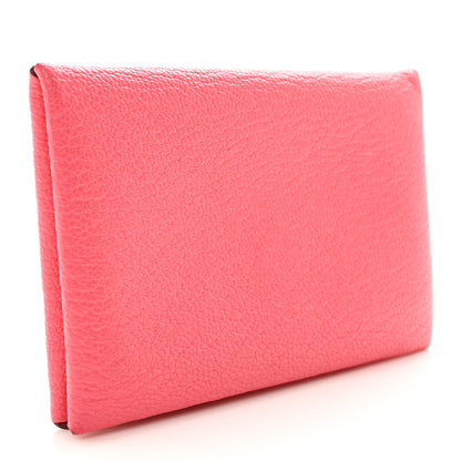Hermes Chevre Mysore Calvi Card Case Rose Lipstick 3 of 8