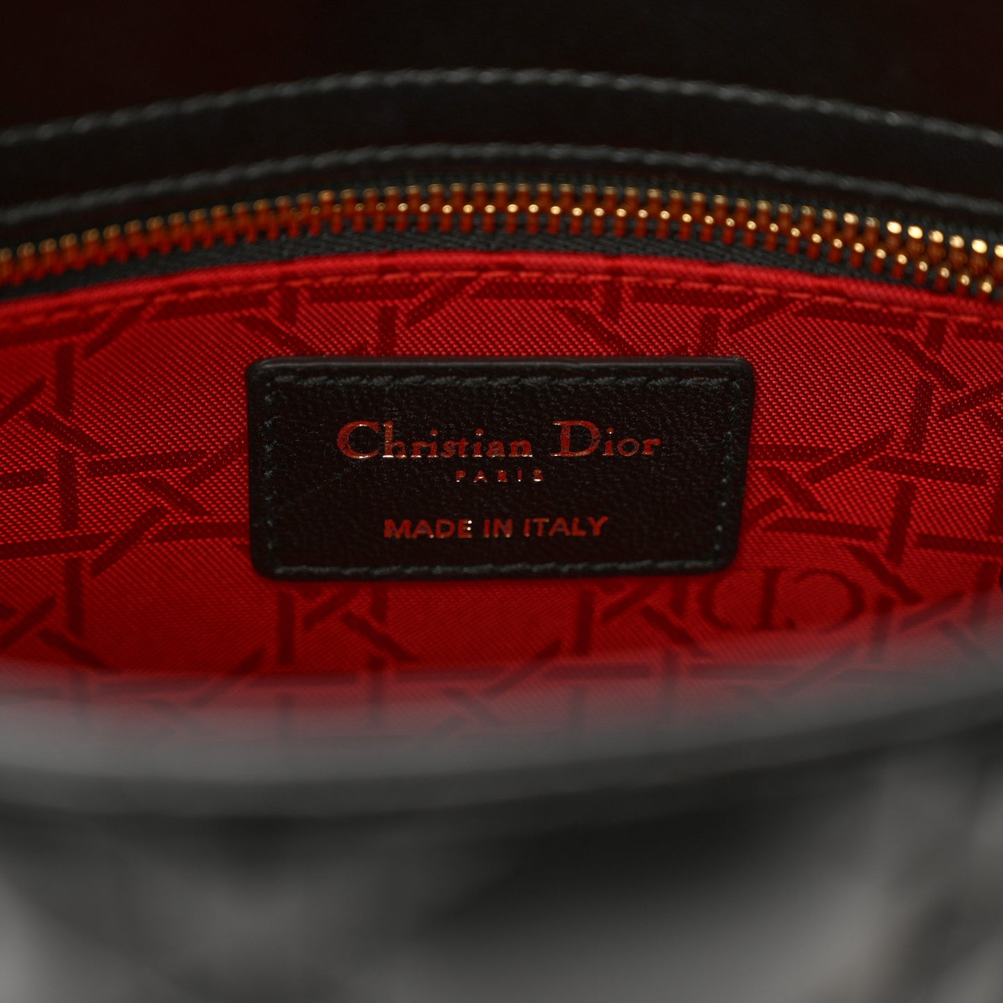 Lambskin Cannage Small My ABCDior Lady Dior Black