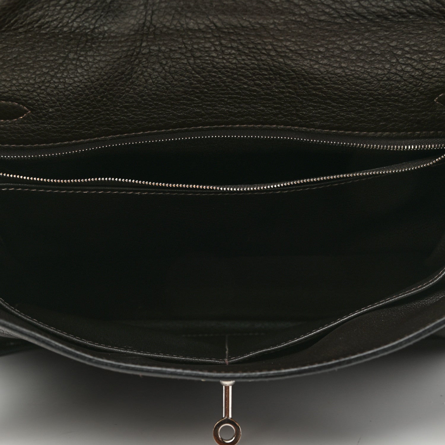 Hermes Togo Kelly Retourne 32 Marron Fonce 4 of 11