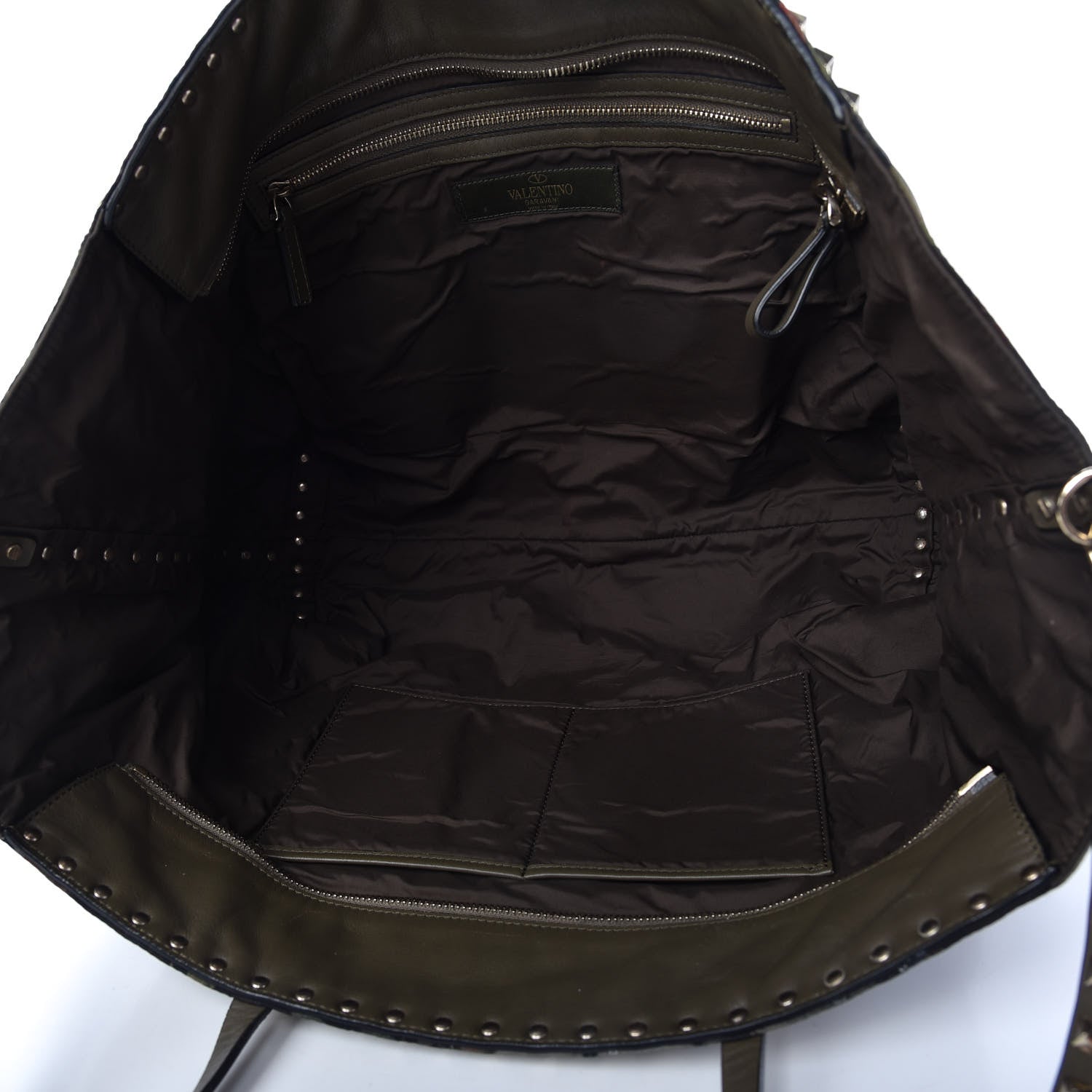 Valentino Garavani Canvas Camubutterfly Rockstud Crossbody Tote Multicolor 5 of 10