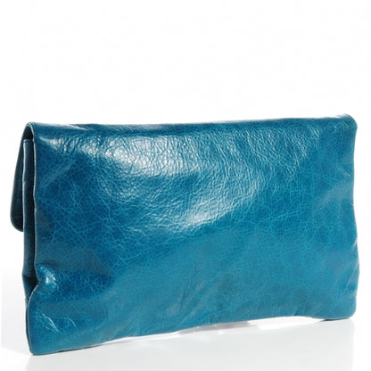 Balenciaga Agneau Envelope Clutch Lagon 3 of 10