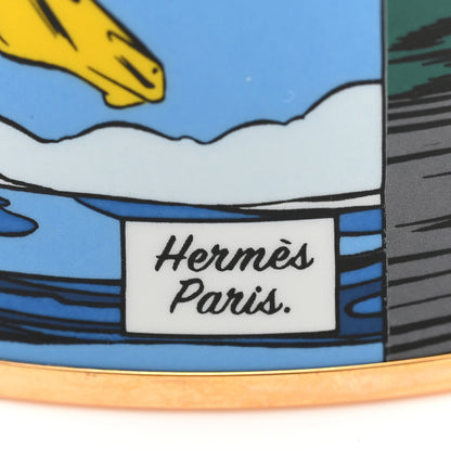 Hermes Enamel Printed Extra Wide Dessus Dessous Wow Bracelet 4 of 6