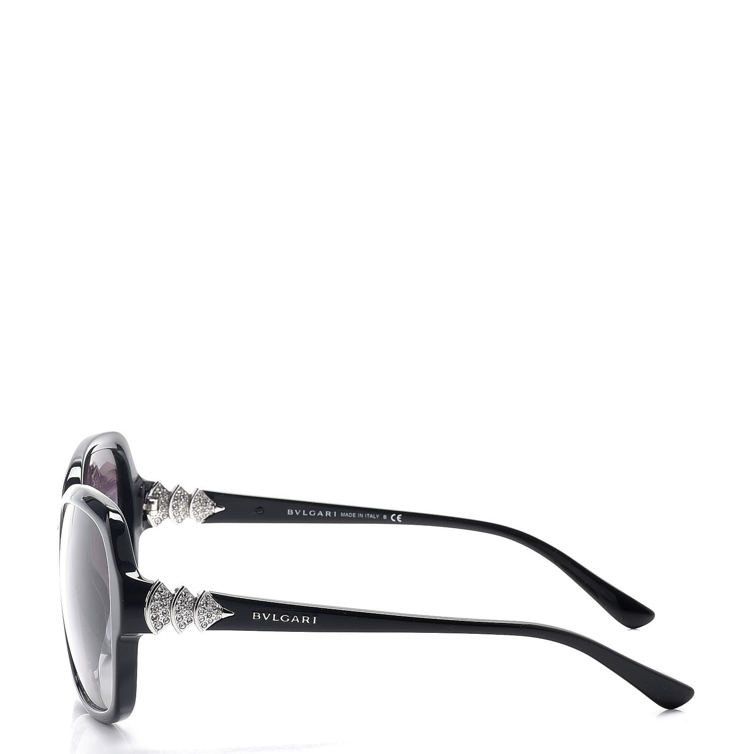 Bulgari Oversized Sunglasses 8124-B Black 3 of 9