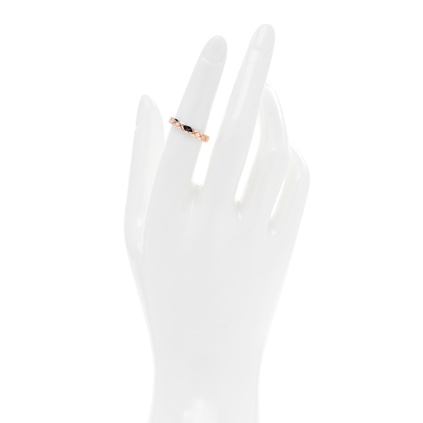 18K Beige Gold Mini Coco Crush Ring 52 6