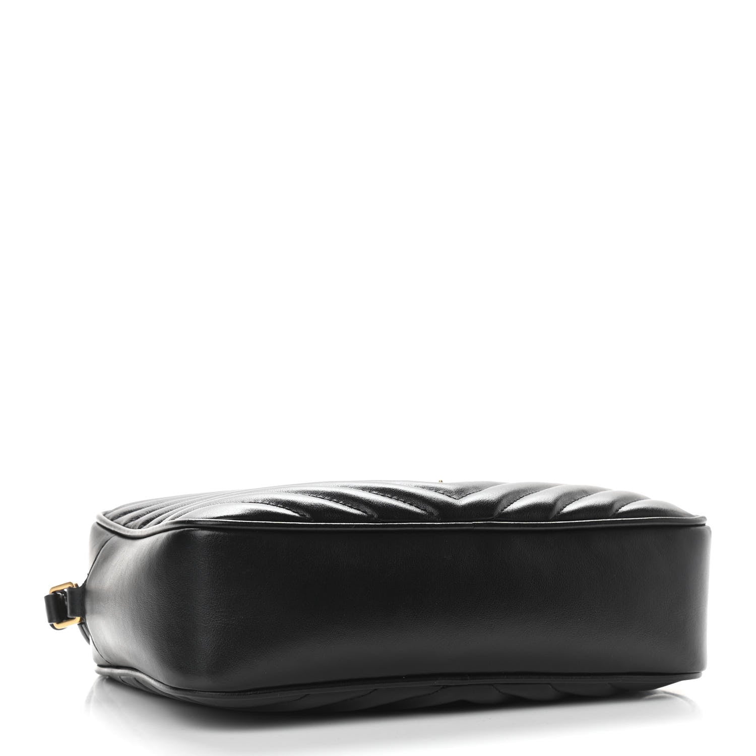 Saint Laurent Calfskin Matelasse Monogram Lou Camera Bag Black 4 of 12